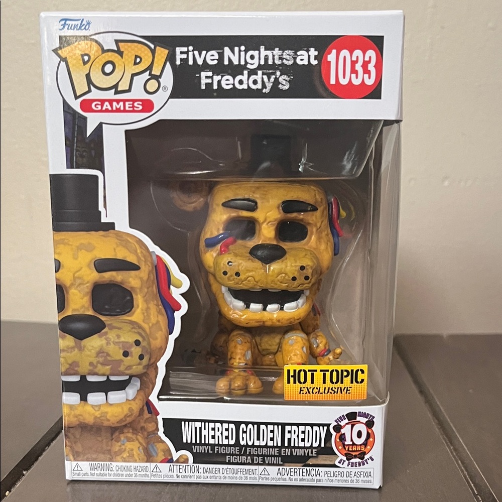 Funko Withered Golden Freddy Exclusive Figure